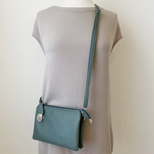 Load image into Gallery viewer, classic triplet crossbody - sage - save 50%
