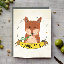 Load image into Gallery viewer, bonne fête card - save 50%