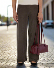 Load image into Gallery viewer, baggu - small recycled leather bowler - mahogany - prebook arriving early nov