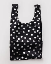 画像をギャラリービューアに読み込む, baggu - silver metallic polka dot - big size