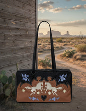 Load image into Gallery viewer, baggu - bowler bag medium - western appliqué - prebook arriving mid nov