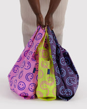 画像をギャラリービューアに読み込む, baggu - bright happy mix - standard size reusable bag - set of three