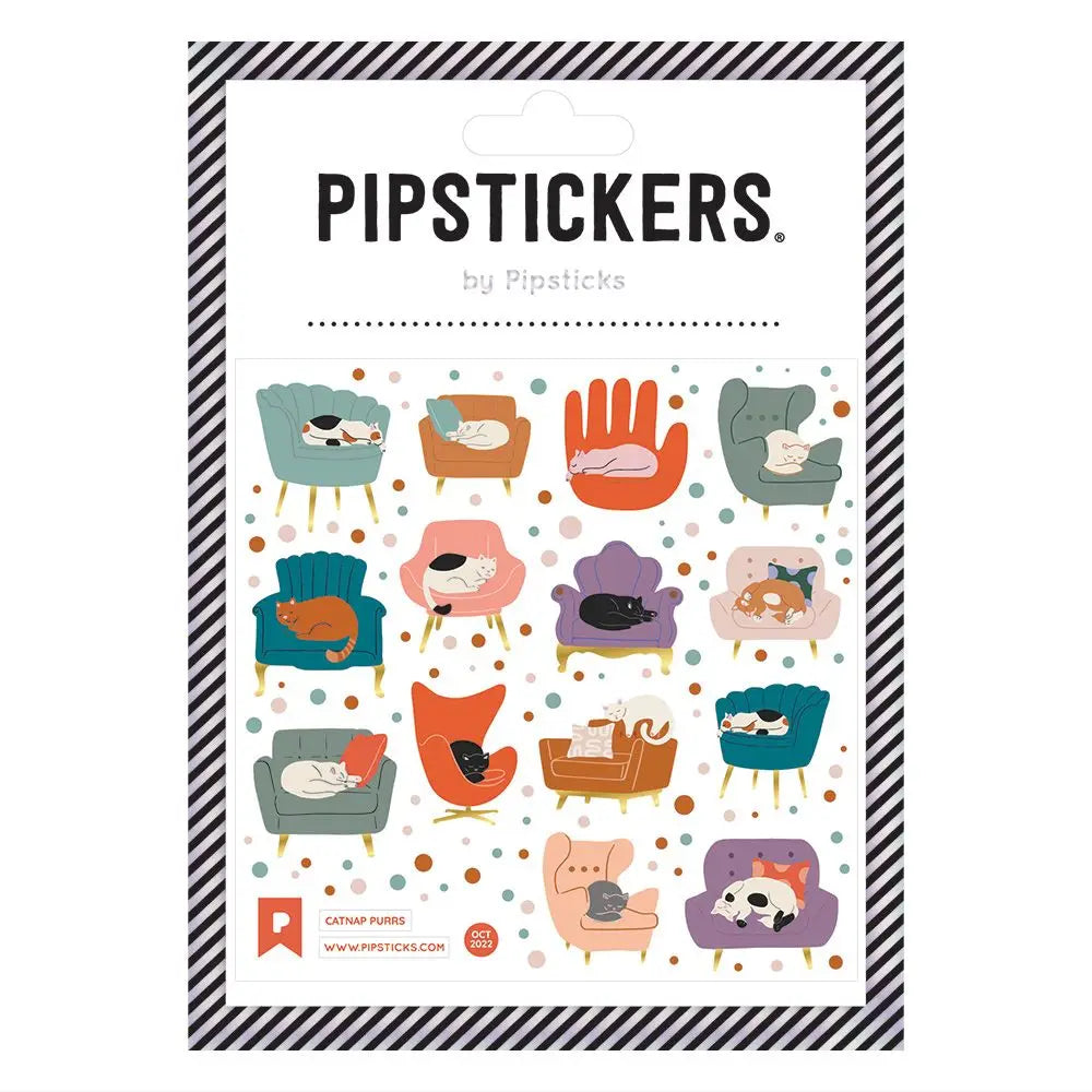 cat nap purrs  - pipstickers