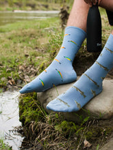 Load image into Gallery viewer, men&#39;s socks - fish &amp; lures
