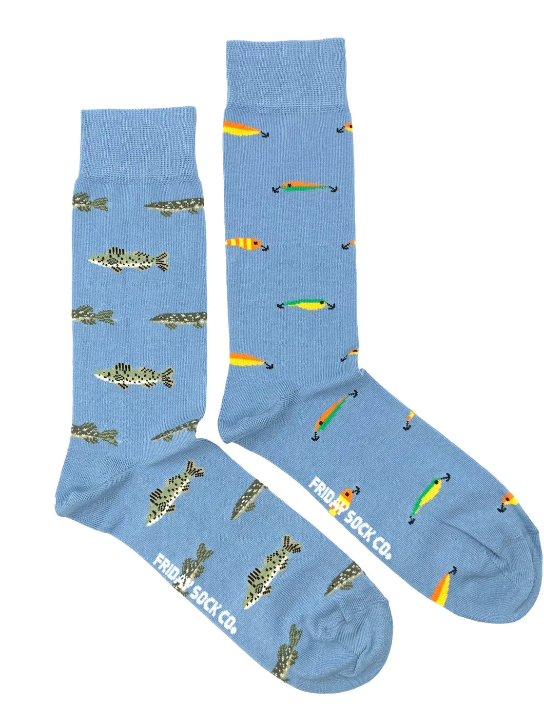 men's socks - fish & lures