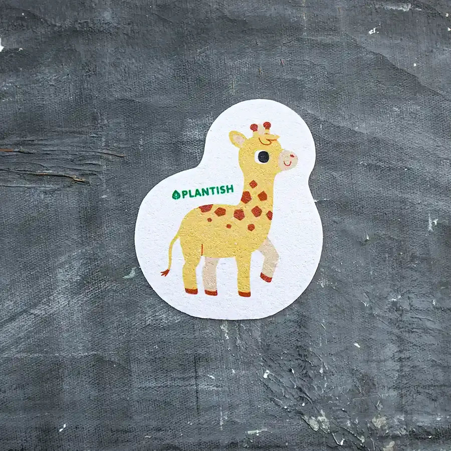 giraffe pop-up sponge