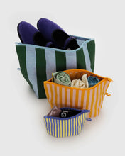 Load image into Gallery viewer, baggu - go pouch set - hotel stripes
