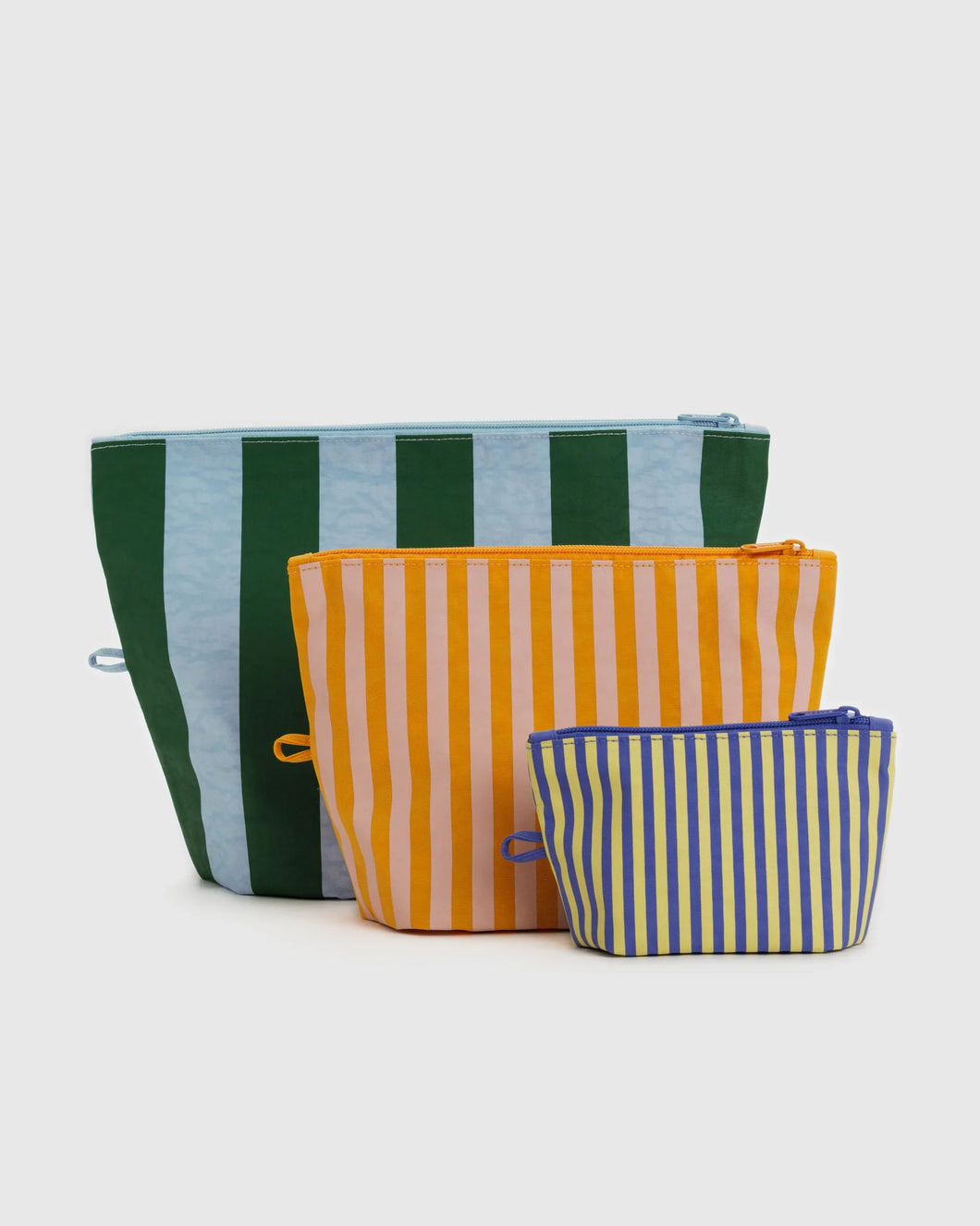 baggu - go pouch set - hotel stripes