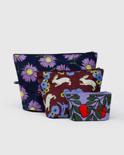 Load image into Gallery viewer, baggu - go pouch set - night orchard - prebook arriving mid nov