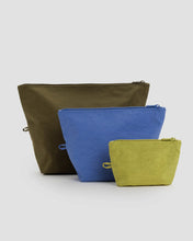 Load image into Gallery viewer, baggu - go pouch set - tide pool

