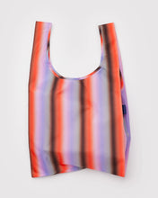 Load image into Gallery viewer, baggu - gradient stripe poppy & lilac - standard size
