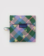 Load image into Gallery viewer, baggu - green star plaid - standard size - prebook due to arrive mid nov