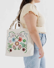Load image into Gallery viewer, baggu - horizontal  zip duck bag - embroidered birds
