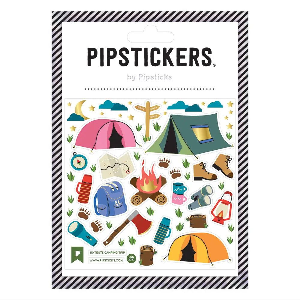 in-tents camping trip  - pipstickers