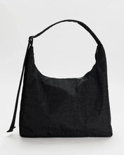 画像をギャラリービューアに読み込む, baggu - large nylon shoulder bag - black - special order