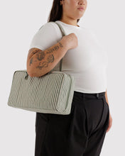 Load image into Gallery viewer, baggu - medium nylon bowler bag - sage stripe