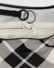 Load image into Gallery viewer, baggu - medium nylon crescent - mixed plaid - prebook arriving early nov