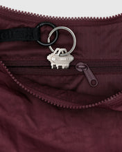 Load image into Gallery viewer, baggu - medium nylon crescent - mahogany  - prebook arriving early nov