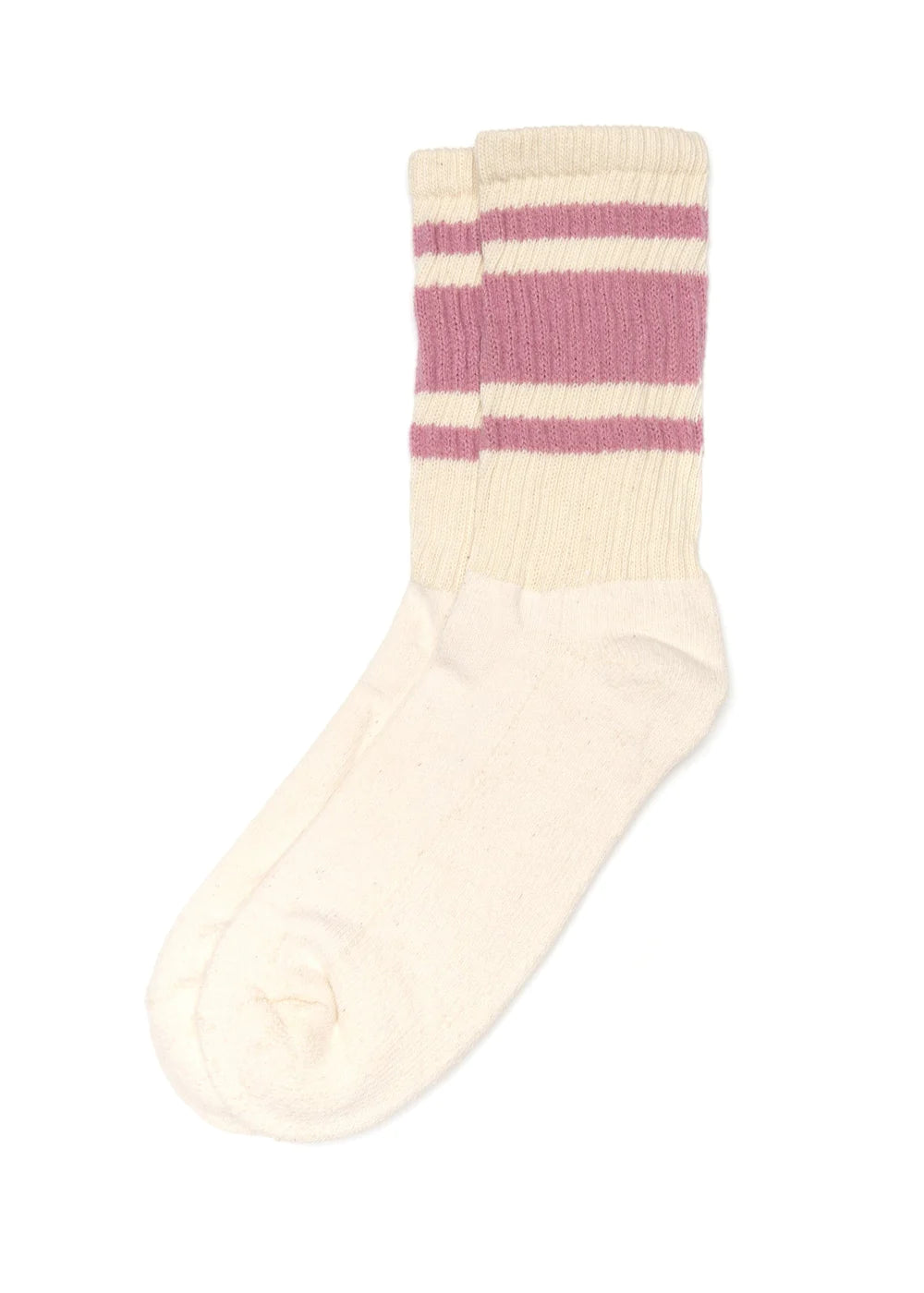 American trench - the mono stripe sock  -  dusty rose