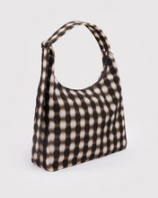 Load image into Gallery viewer, baggu - large nylon shoulder bag - blurred gingham