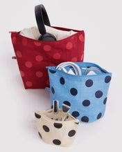 Load image into Gallery viewer, baggu - go pouch set - polka dot - COMING SOON