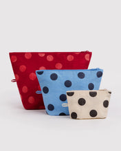 Load image into Gallery viewer, baggu - go pouch set - polka dot - COMING SOON