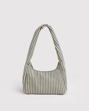 Load image into Gallery viewer, baggu - small nylon meringue bag - sage stripe