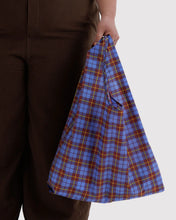 Load image into Gallery viewer, baggu - blue tartan - standard size - prebook arriving mid july