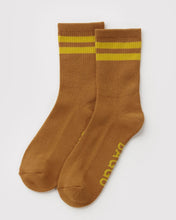 Load image into Gallery viewer, baggu - ribbed socks - toffee stripe