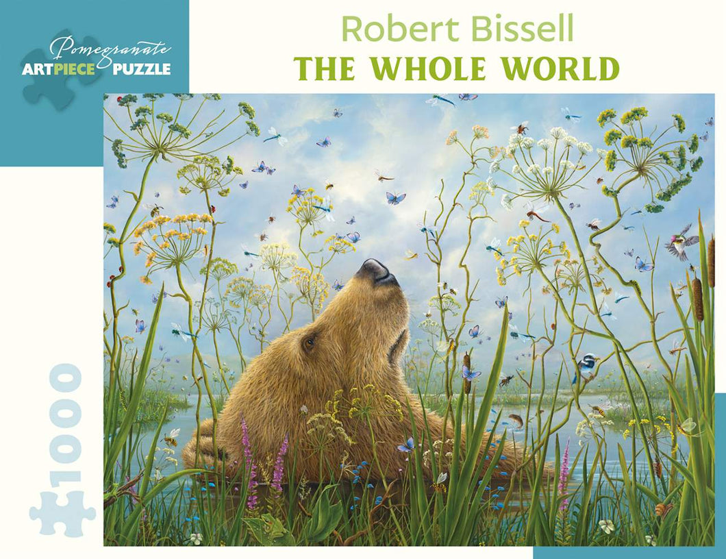 robert bissell - the whole world  puzzle  - 1000pc