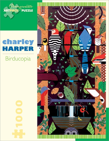charley harper -  birdcopia puzzle - 1000pc