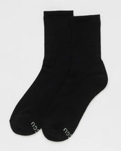 Load image into Gallery viewer, a pair of black socks by baggu
