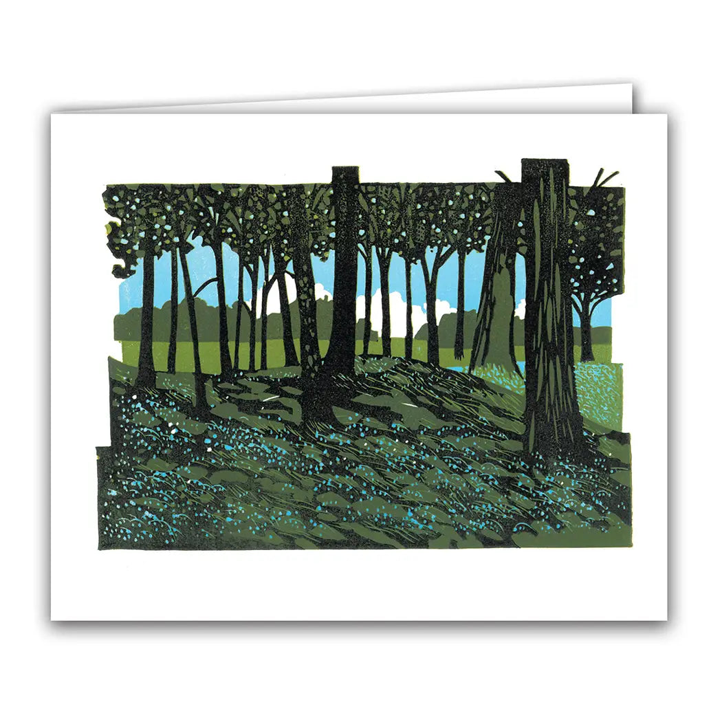 bluebell wood - blank card