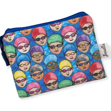 Load image into Gallery viewer, zip pouch - swimmers - underwater
