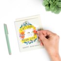 Load image into Gallery viewer, birthday  card + sticker - save 50%