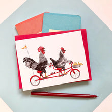 Load image into Gallery viewer, blank card - chicken family