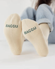 Load image into Gallery viewer, baggu - ribbed  socks - ecru - save 50%
