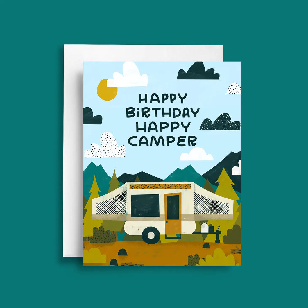 happy camper  card