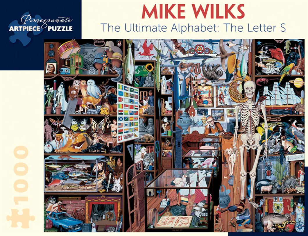 mike wilks - the ultimate alphabet: the letter s  puzzle  - 1000 pc