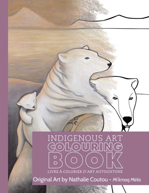 Indigenous  art colouring book by nathalie coutou