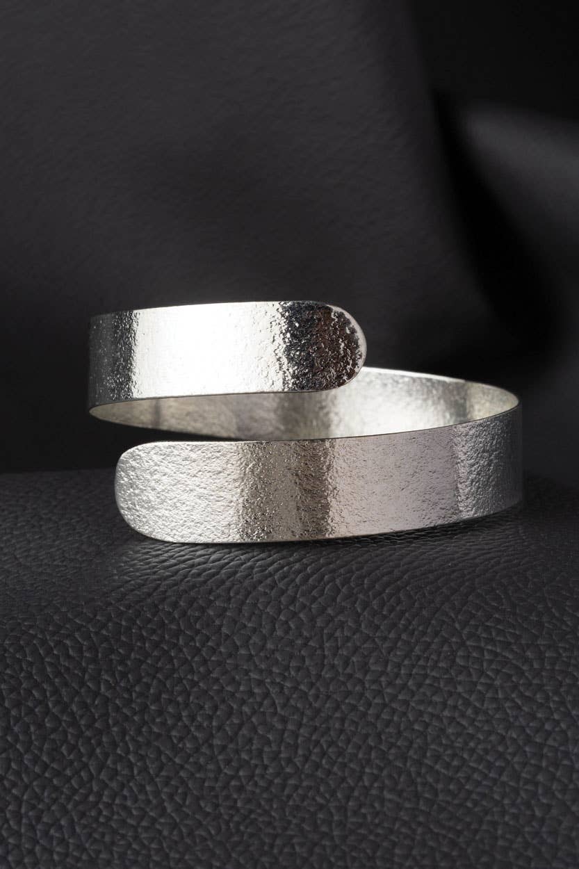 silver wrap bracelet - save 70%