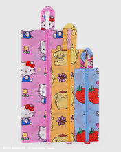 Load image into Gallery viewer, baggu - 3D zip set - hello kitty florals  - prebook arriving late oct/early nov
