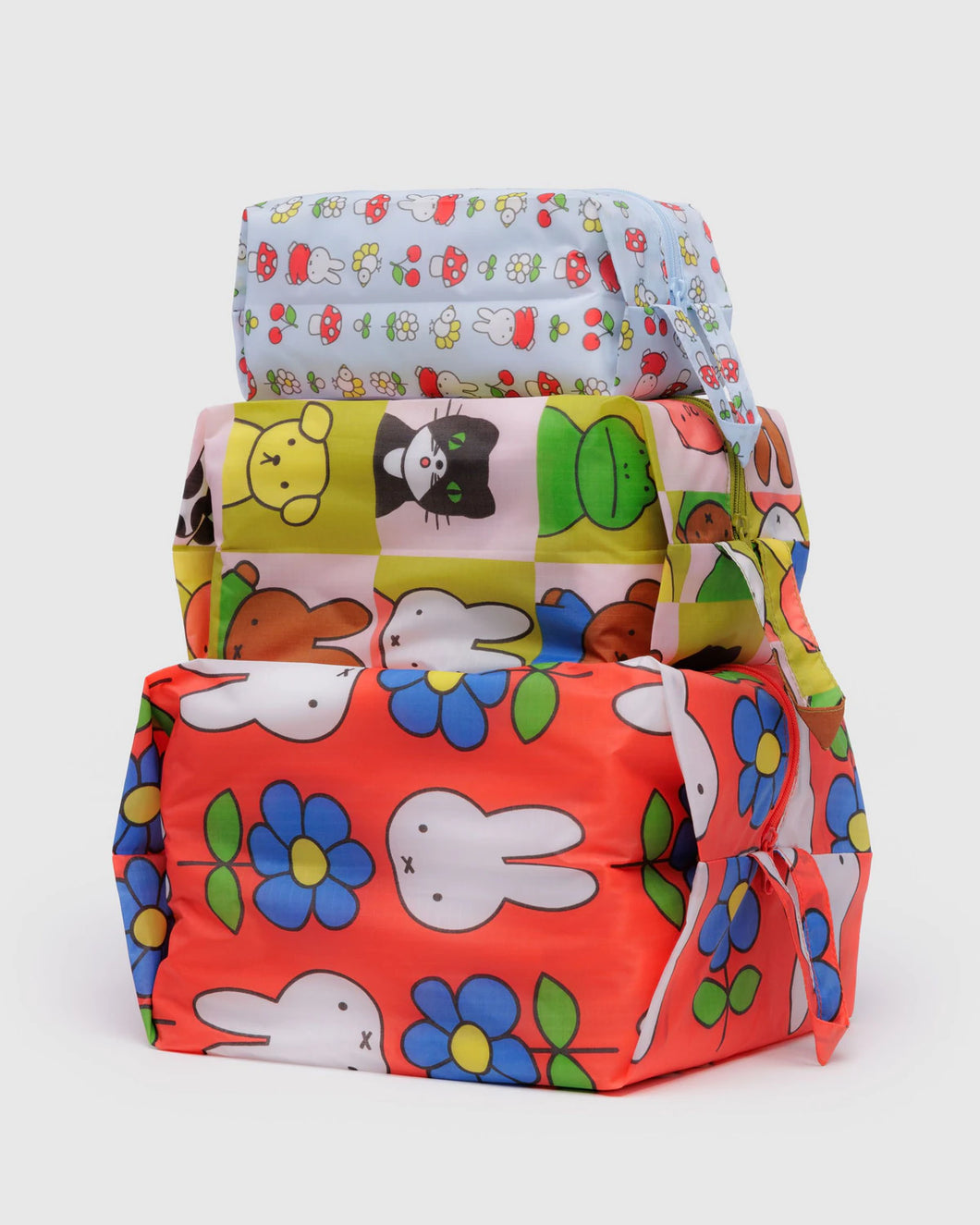 baggu - 3D zip set - miffy  - prebook arriving late oct/early nov