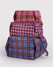 Load image into Gallery viewer, baggu - 3D zip set - check mix
