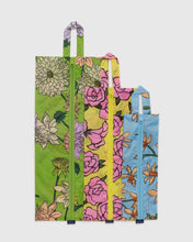 Load image into Gallery viewer, baggu - 3D zip set - garden flowers
