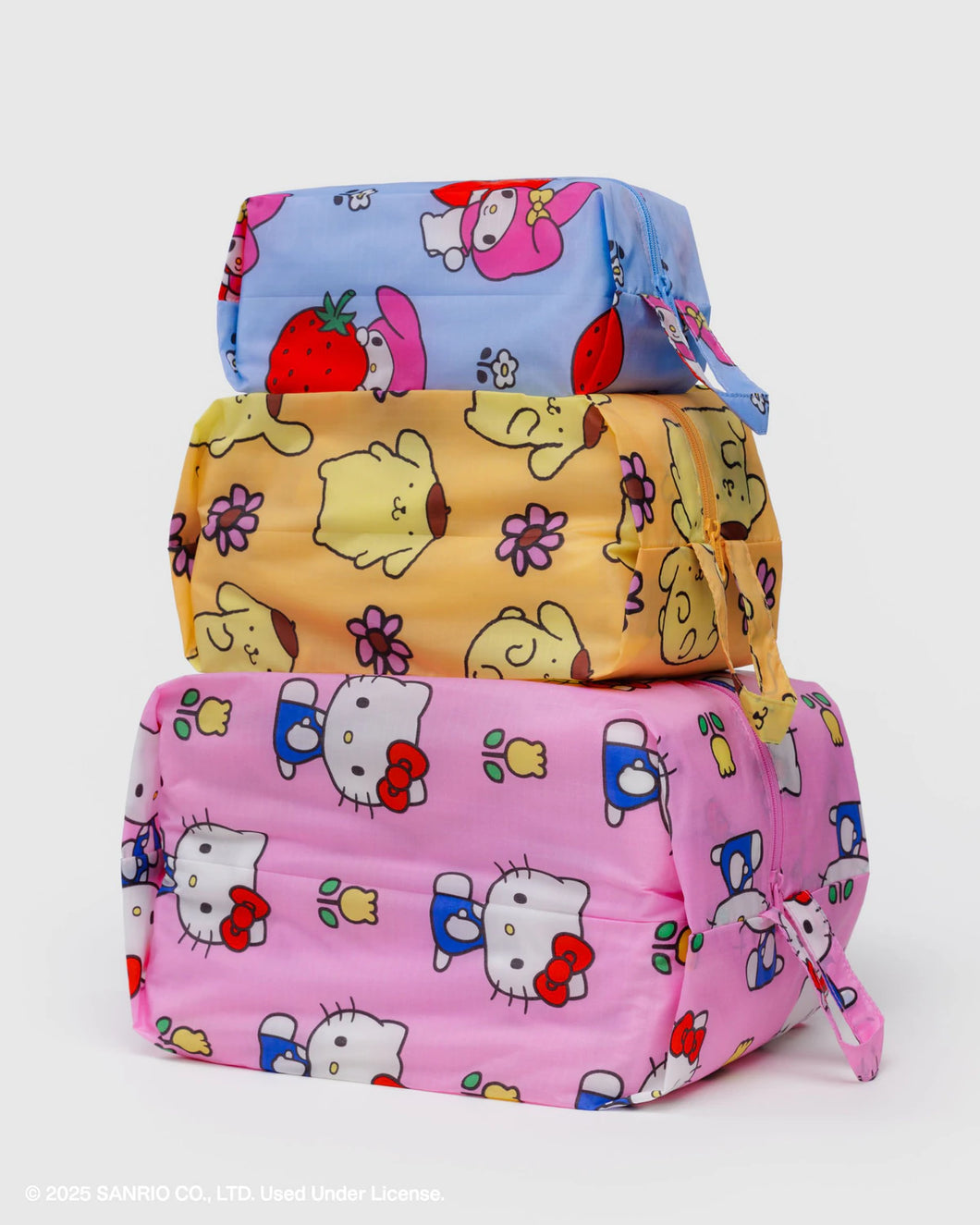 baggu - 3D zip set - hello kitty florals  - prebook arriving late oct/early nov