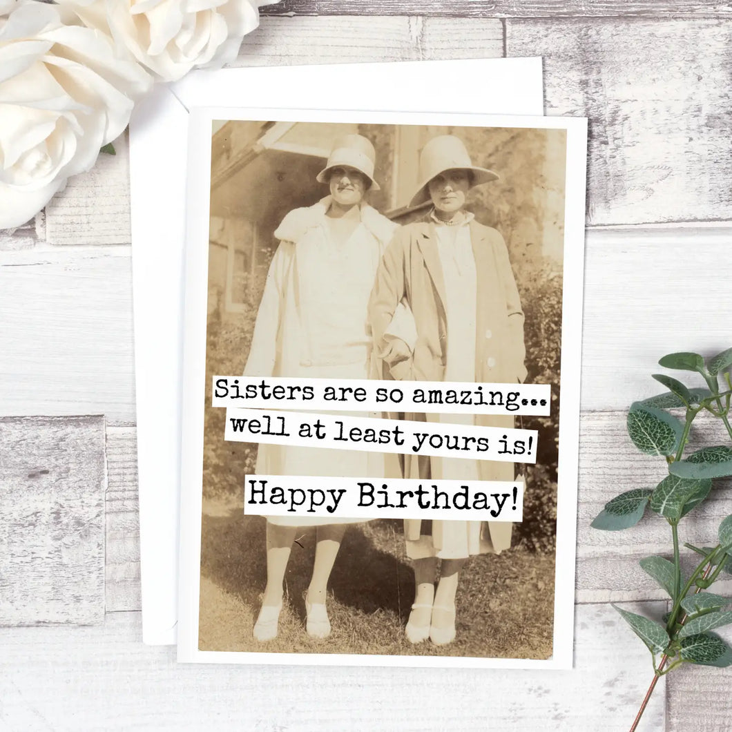 birthday card - sister