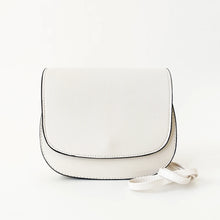 Load image into Gallery viewer, a small crossbody bag in beige off white with strap
