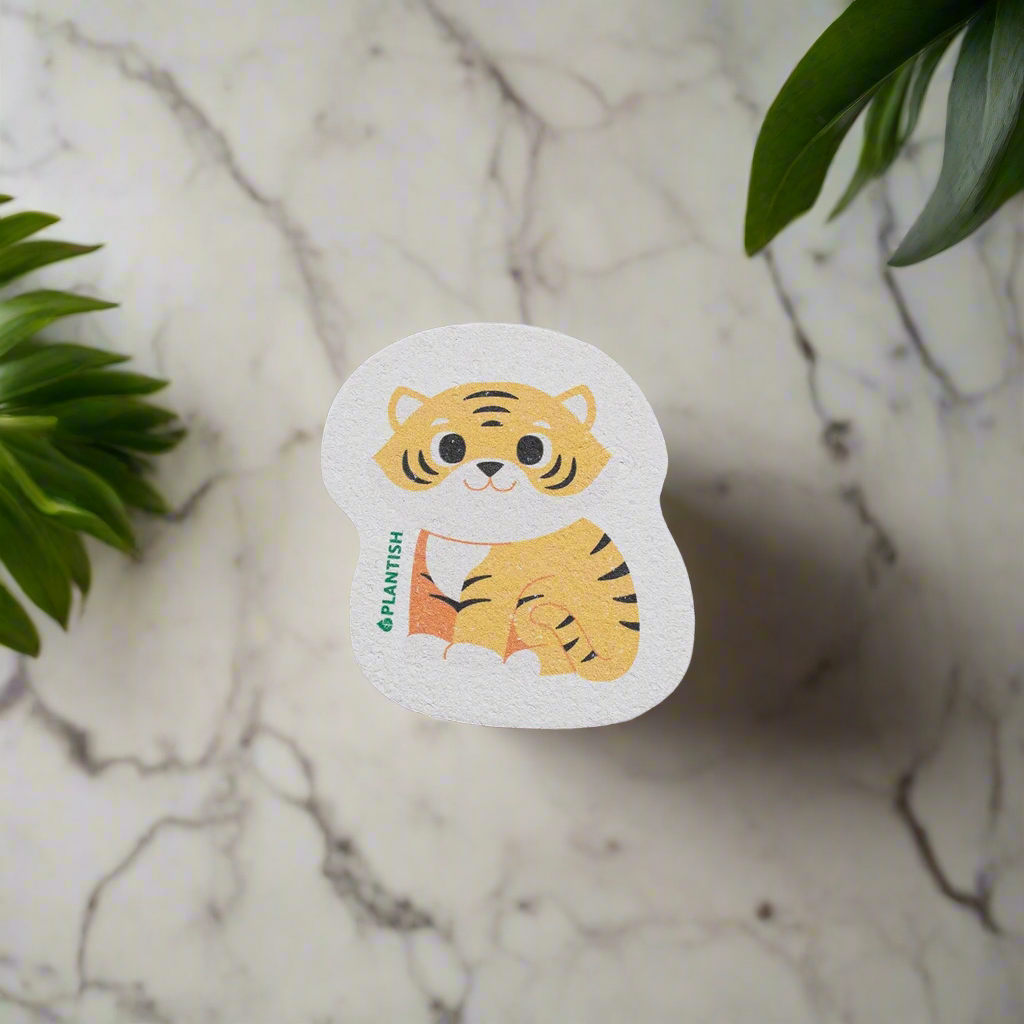 tiger pop-up sponge