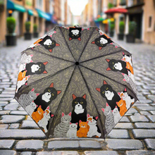 Load image into Gallery viewer, all things kitty cat umbrella - naked decor
